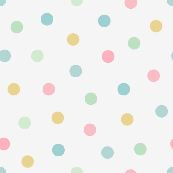 Manhattan Comfort Houilles Jubilee Multicolor Dots 33 ft L X 209 in W Wallpaper BR4060-139041 - main